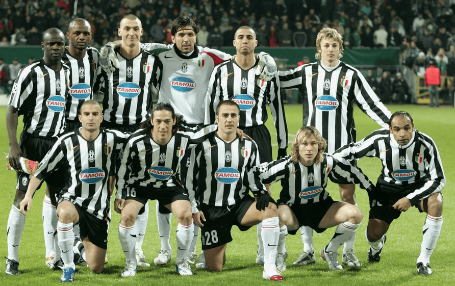 尤文图斯历年阵容一览